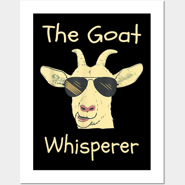 Whisker Wonderland Unique Tee Showcasing the Beauty of Goats Wall Art by Northground